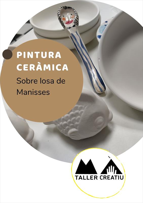 PINTURA CERÀMICA SOBRE LLOSA DE MANISES