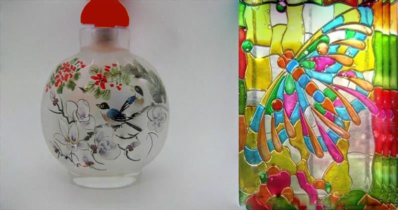 DECORACIÓN SOBRE CRISTAL