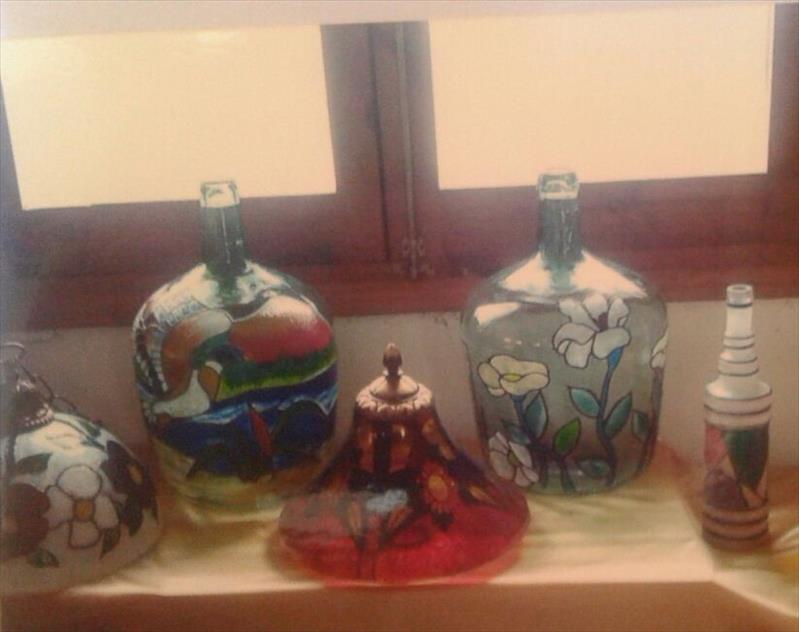 DECORACIÓ D'OBJECTES DE VIDRE I IMITACIÓ TIFFANY