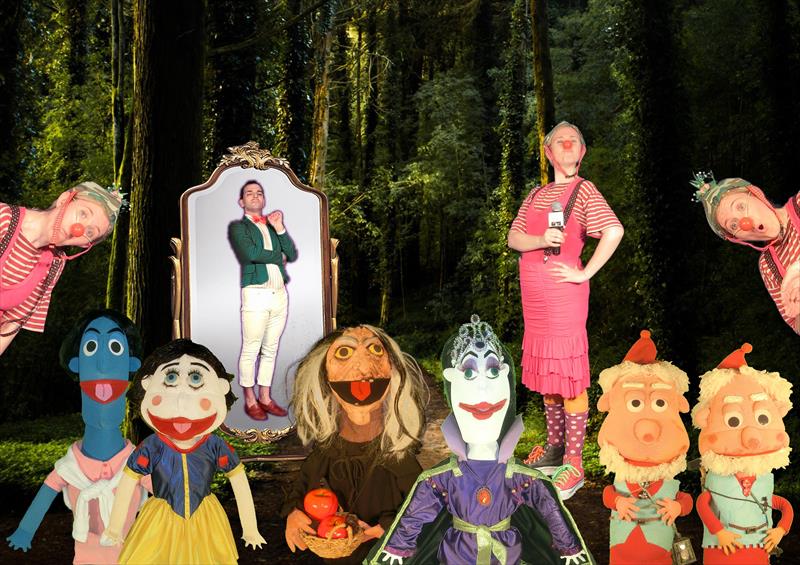 MILI REPORTERA SUPERSTAR Y BLANCANIEVES Y LOS 2 ENANITOS