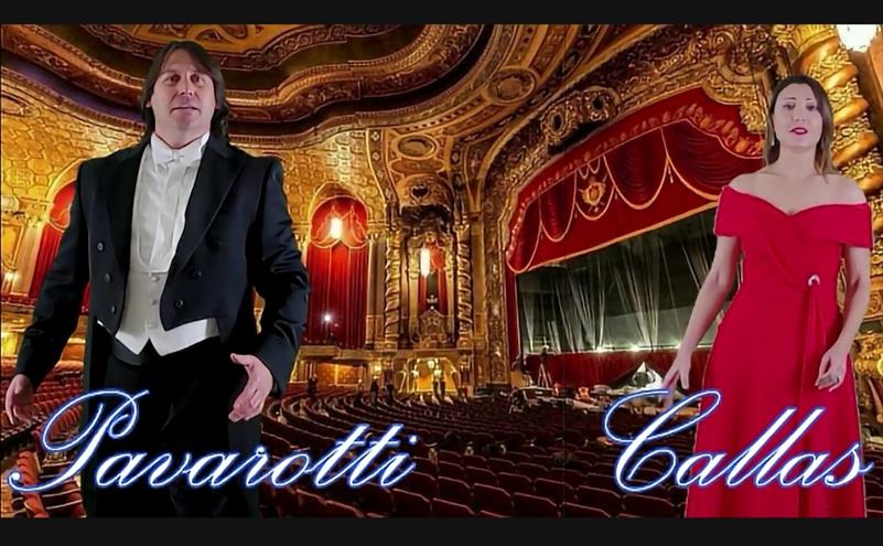 HOMENAJE A MARIA CALLAS Y LUCIANO PAVAROTTI