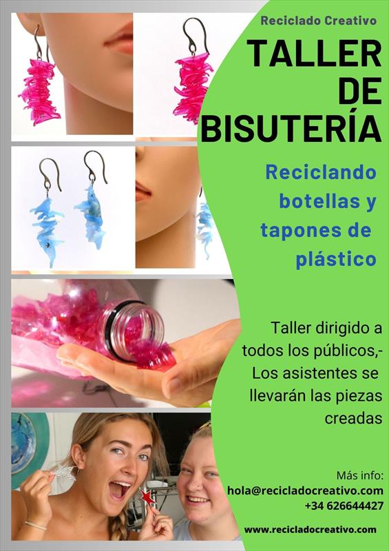 BISUTERÍA RECICLANDO TAPONES Y BOTELLAS DE PLÁSTICO