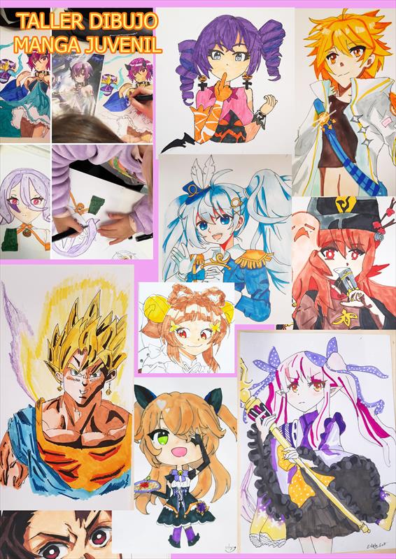 DIBUJO MANGA JUVENIL